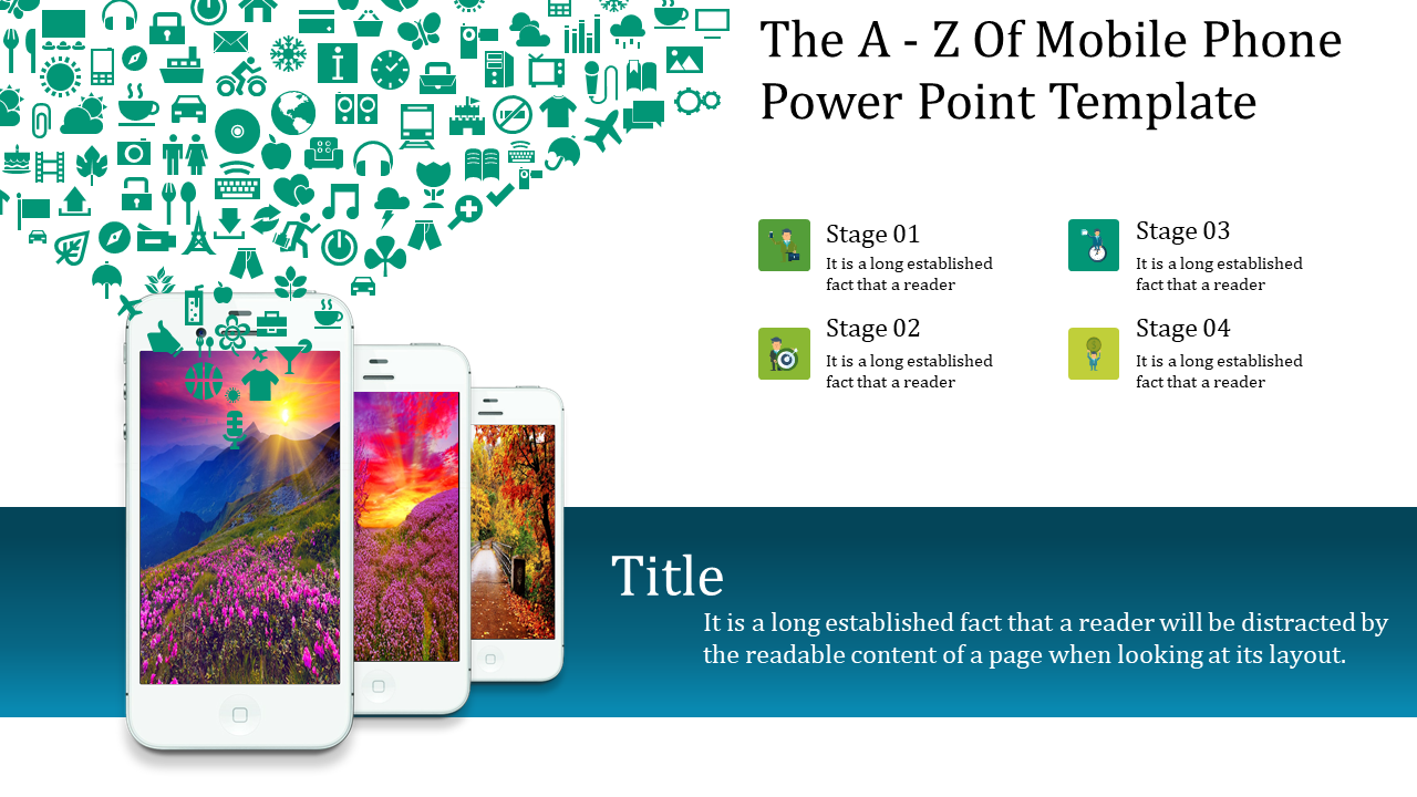 Mobile Phone PowerPoint Template and Google Slides